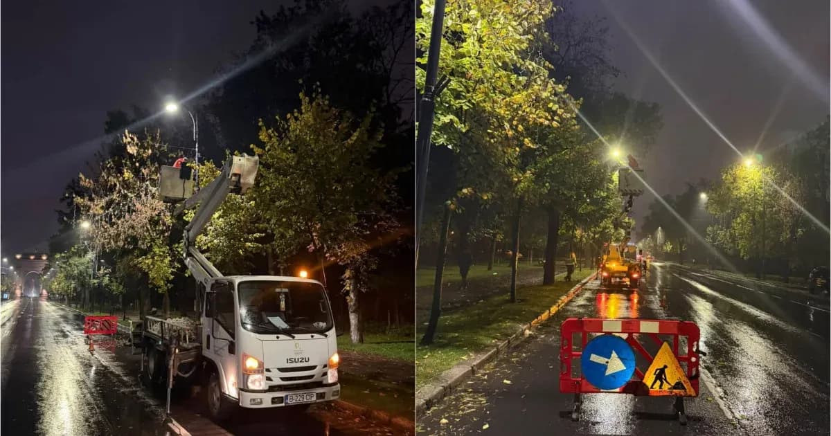 Bucureștiul montează 6 milioane de luminițe de sărbători: când se aprind decorațiunile și se deschide Târgul de Crăciun